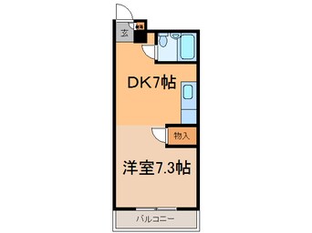 間取図 ｸﾛｰﾊﾞｰｽﾞﾏﾝｼｮﾝﾌﾞﾘｯｼﾞ24