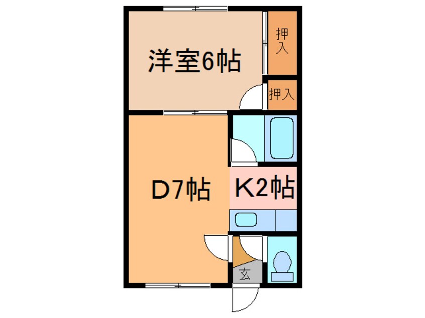 間取図 エスレイア西16条