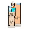 エーデルハイツ 2LDKの間取り