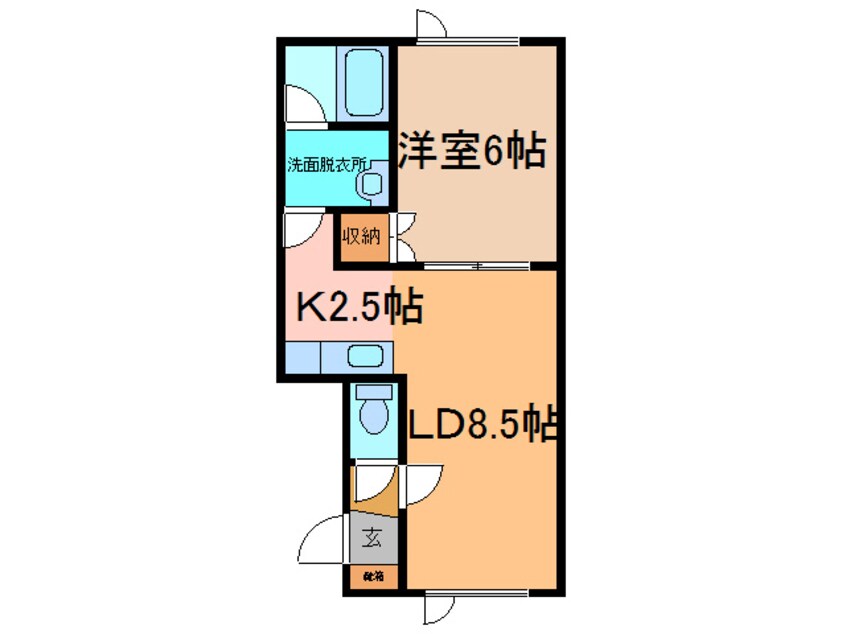 間取図 ﾊｳｽｵﾌﾞﾛｰｽﾞ3