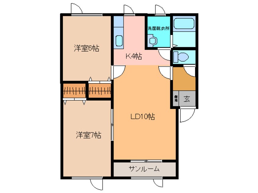 間取図 ｻｸｾｽ161