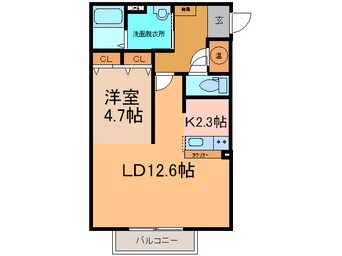 間取図 ｱﾋﾞﾀ新緑