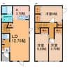 コーポＳ１６６ 3LDKの間取り