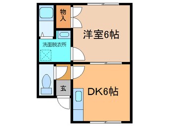 間取図 ﾊﾟｰﾙﾊｲﾂ