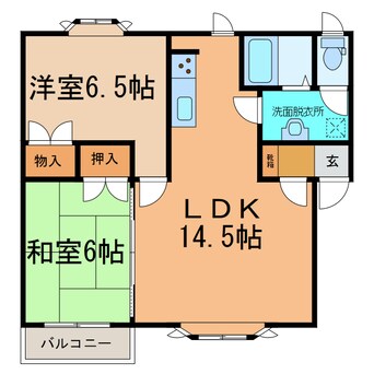 間取図 第2ロイヤルハイツ