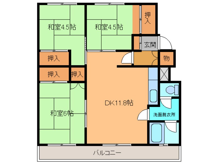 間取図 柳町アパートメント2号棟