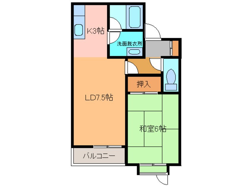 間取図 ツエレ　B