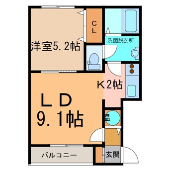 間取図 エルレーブⅠ