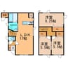 ﾊﾟｰｸｻｲﾄﾞvilla 3LDKの間取り