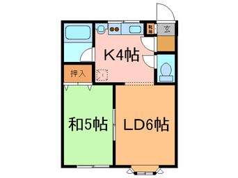 間取図 サクセスハイム⑤