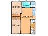 TOWN中鈴蘭南 2LDKの間取り