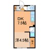 三浦ハイツ 1DKの間取り