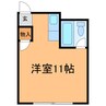八千代ﾋﾙｽﾞ 1Rの間取り