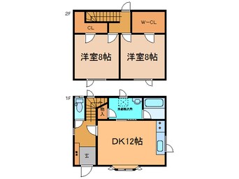 間取図 185Kﾊｳｽ