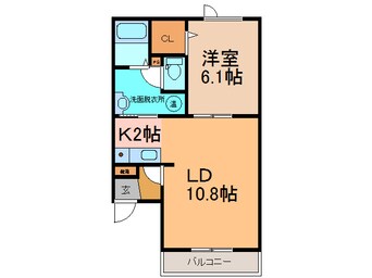 間取図 ｱﾚｰｽﾞ161