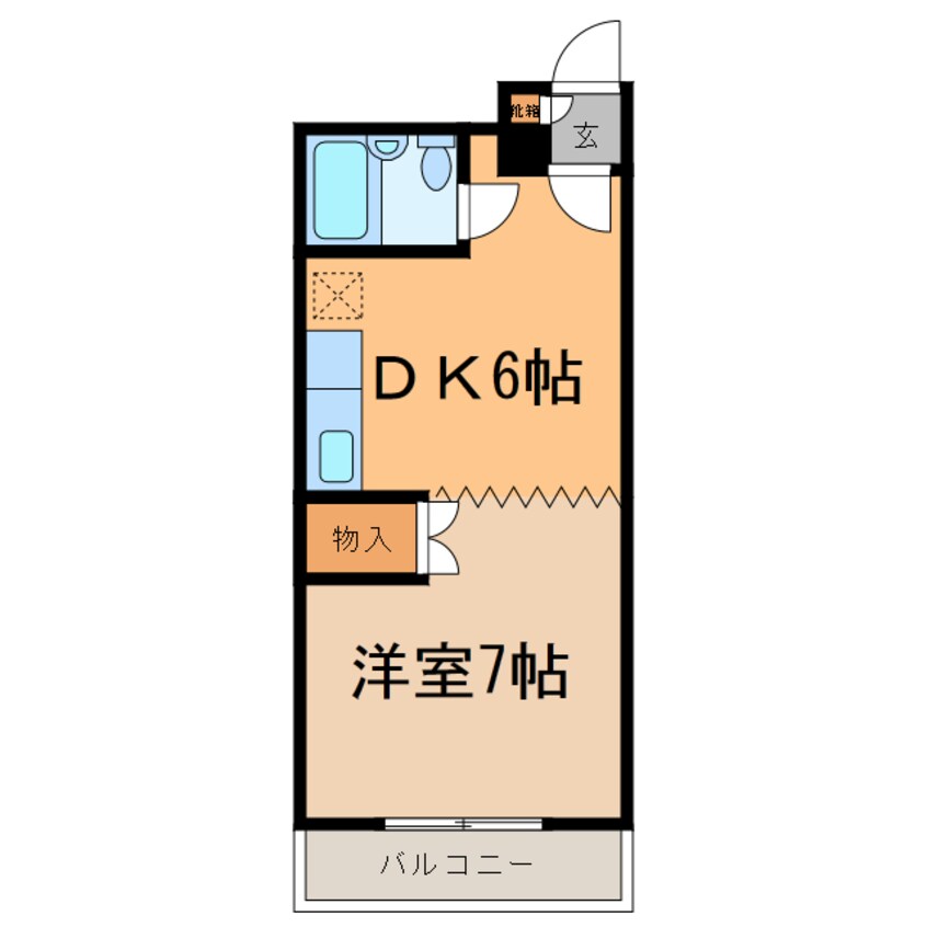 間取図 ｸﾛｰﾊﾞｰｽﾞﾏﾝｼｮﾝﾍﾞﾙﾂﾘｰ