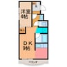 ﾏﾙｸｴﾚｶﾞﾝｽ3 1DKの間取り