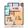ﾏﾙｸｴﾚｶﾞﾝｽ3 1LDKの間取り