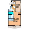 ﾏﾙｸｴﾚｶﾞﾝｽ3 1DKの間取り