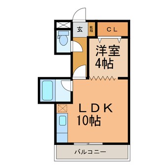 間取図 ｻｳｽｺｰﾄ