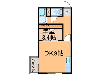 間取図 ｸﾞﾛｰﾘｰ166