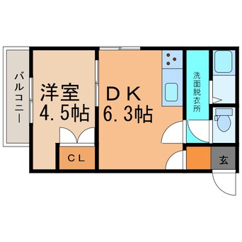 間取図 ｸﾞﾛｰﾘｰ166