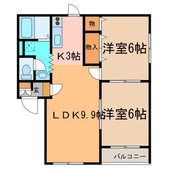 間取図 スプレンダーひびき野Ⅰ