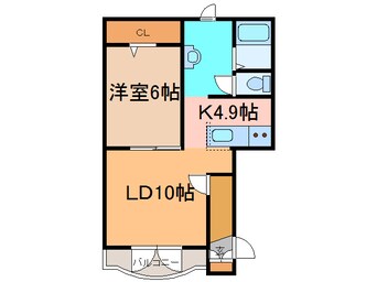 間取図 ﾌﾟﾗｼｰﾄﾞ（宝来）