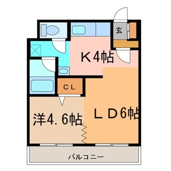 間取図 ﾗﾌｨﾈ