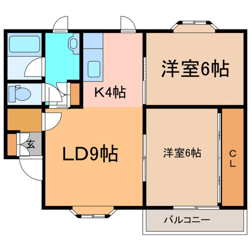 間取図 ﾒｿﾞﾝ弥生