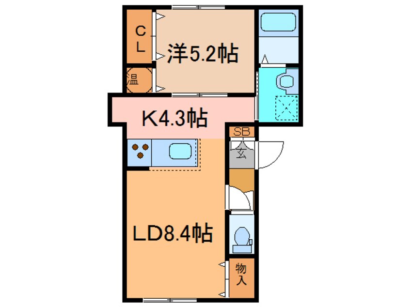 間取図 ﾚ・ｾｰﾅ