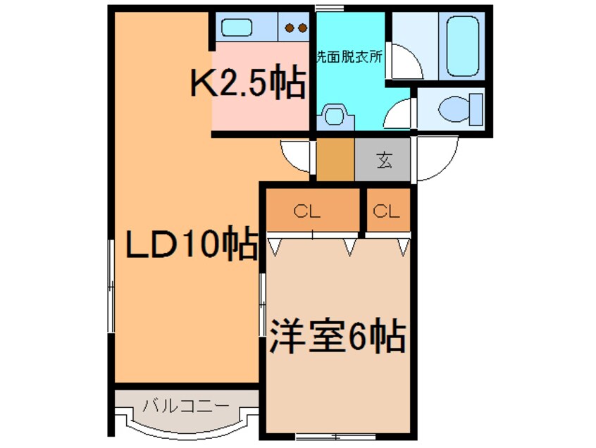 間取図 レ・アールⅠ