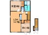 ルミエール 2LDKの間取り