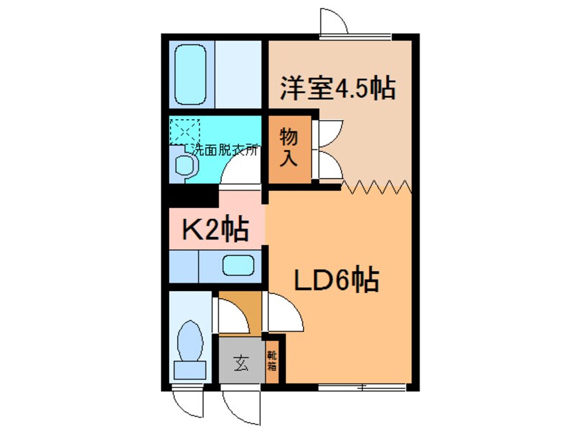 間取図 ﾌｫﾙﾃｨｰﾅ