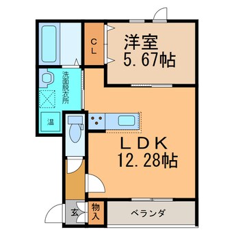 間取図 ｴｽﾃﾌｧﾝ