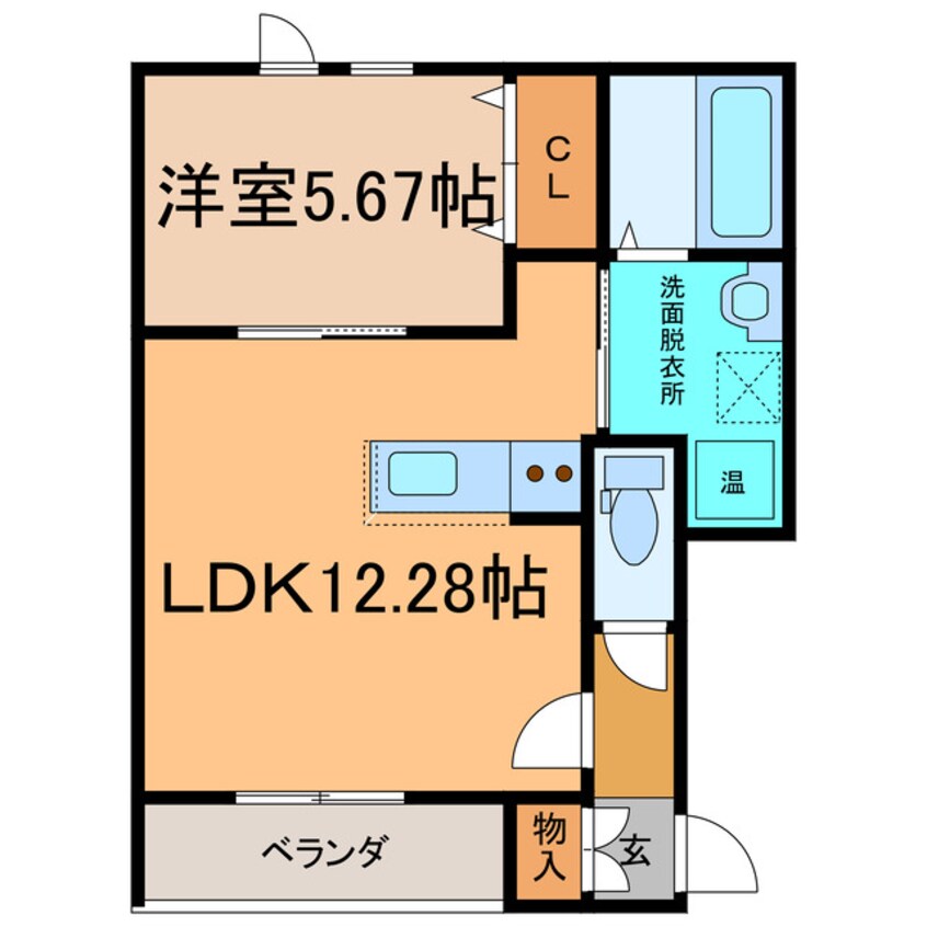 間取図 ｴｽﾃﾌｧﾝ