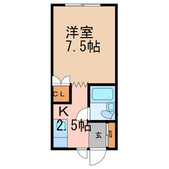 間取図 ｼｬﾄﾚ白樺