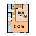 ﾘｽﾄﾊｳｽ109の間取図