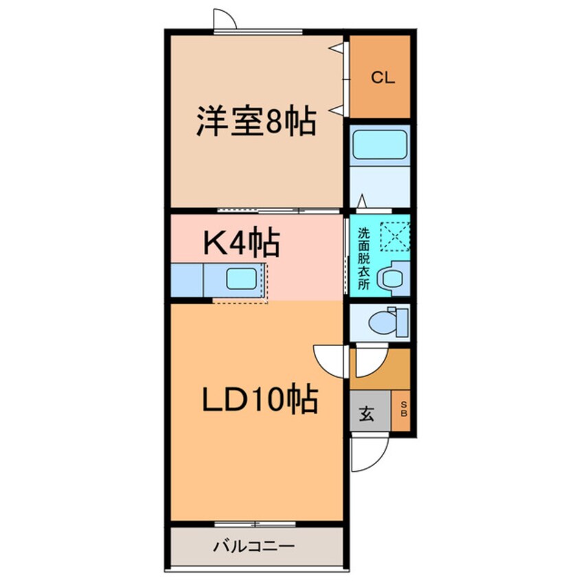 間取図 ｽﾍﾟｰｽ8(ｴｲﾄ)