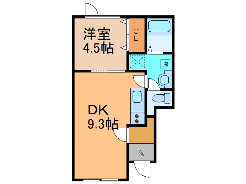 間取図 ﾌｫﾚｽﾄ芽室