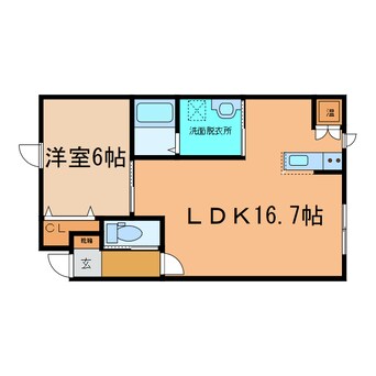 間取図 ﾌﾟﾚｼﾞｰﾙ(音更町すずらん台）