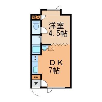 間取図 桜が丘西ﾊｲﾂ