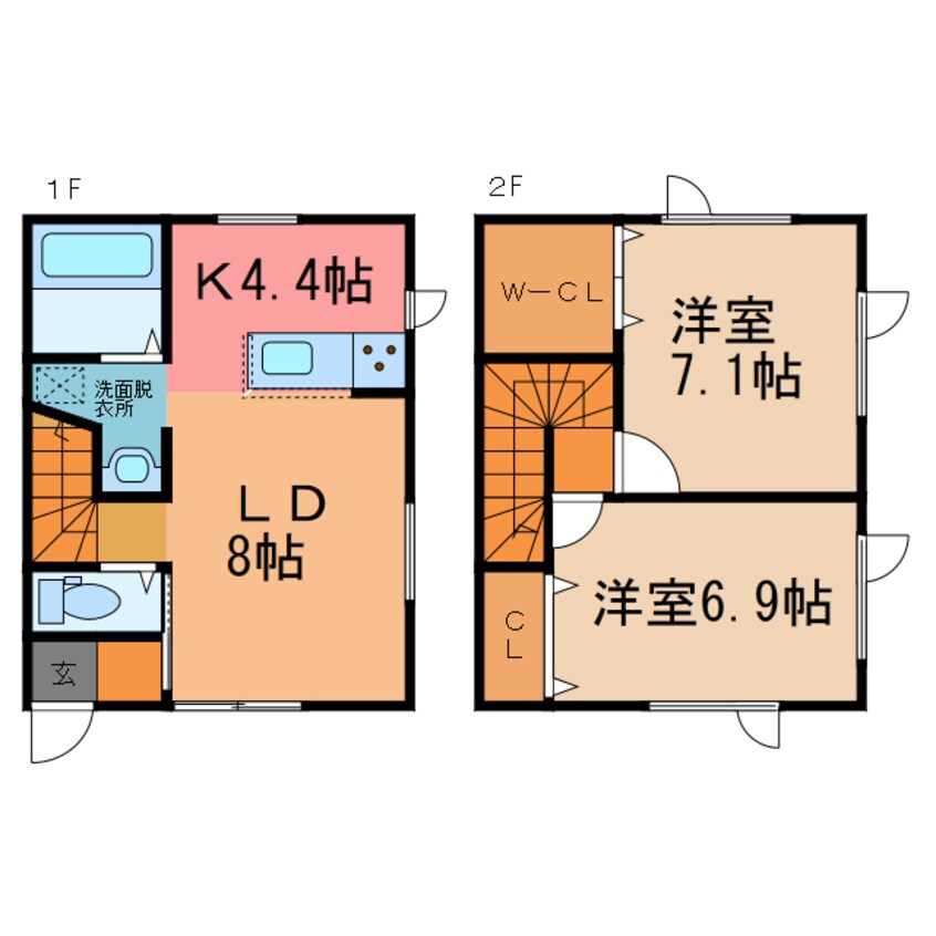 間取図 ﾊﾟﾚｯﾄ