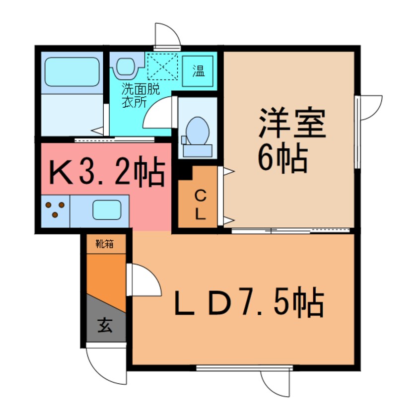 間取図 ﾌﾟｰﾄﾞﾘｴﾎﾞｱⅢ