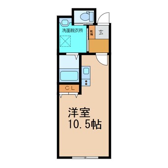 間取図 KM1(西17条)