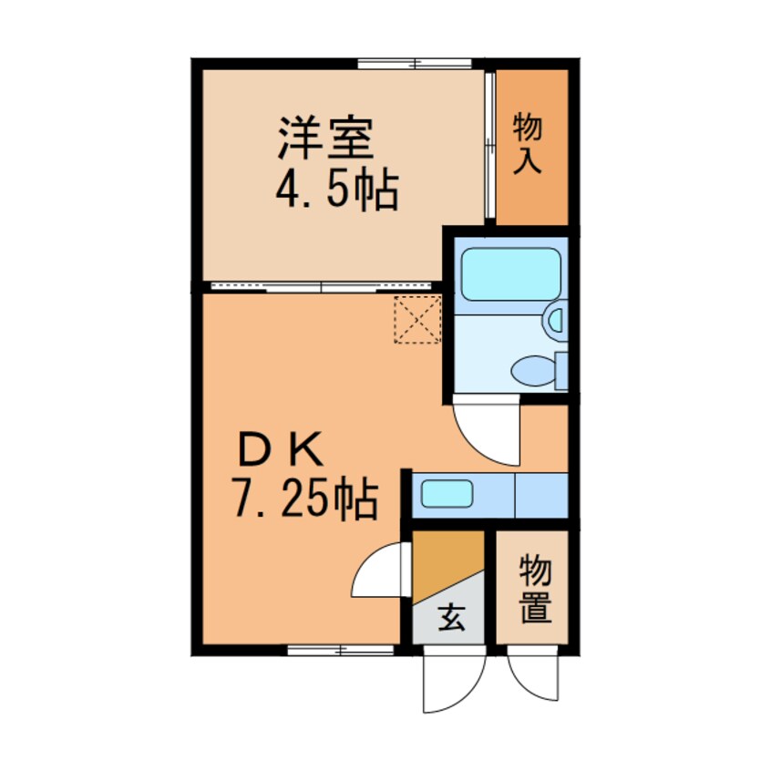 間取図 ﾔﾝｸﾞﾘｰﾌﾞｽ