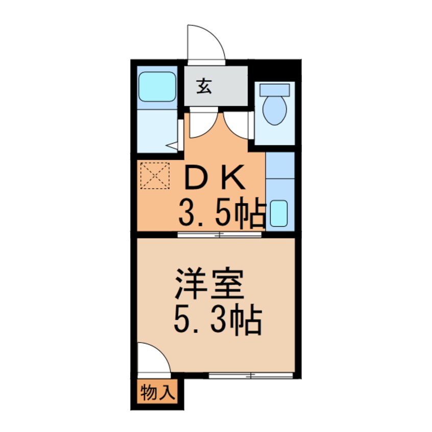 間取図 ｽﾌﾟﾙｰﾄ16