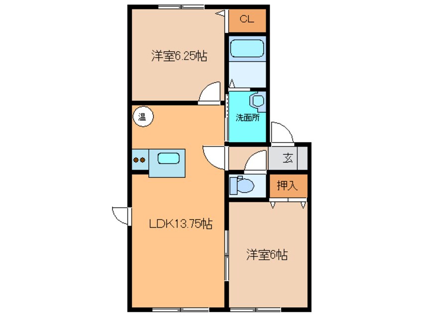 間取図 ｸﾞﾗﾝﾄﾞｰﾙKⅣ