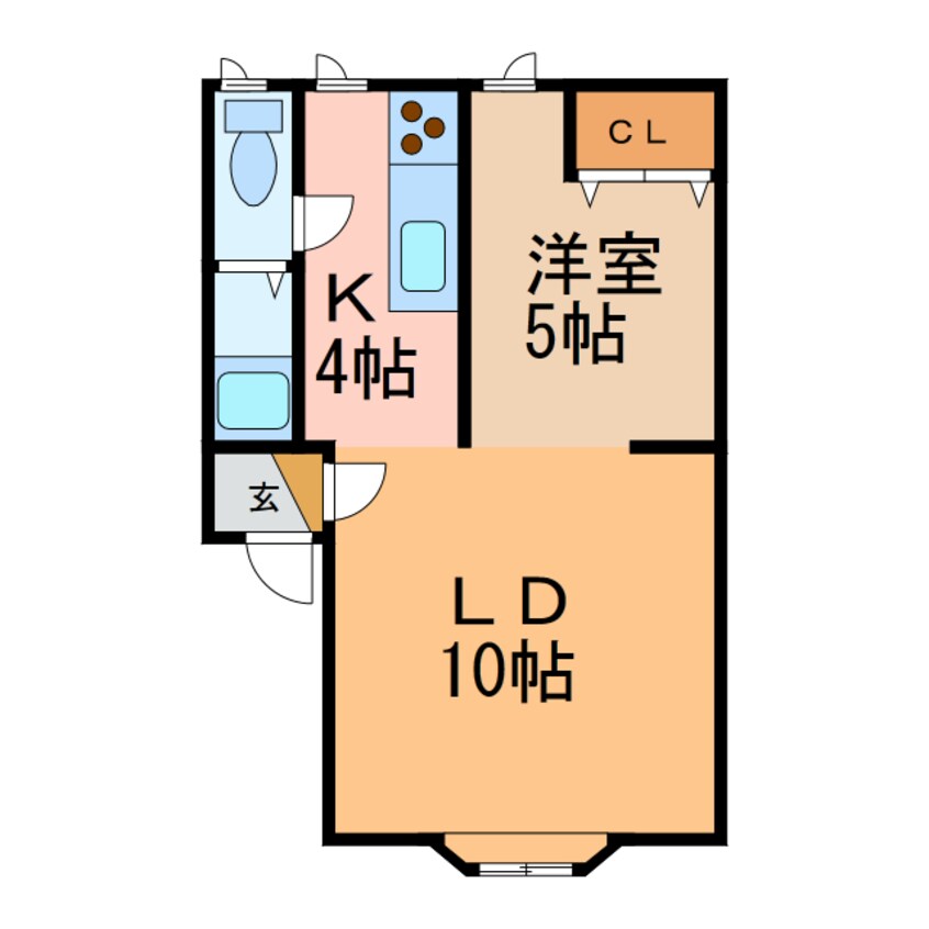 間取図 ｹｱﾝｽﾞ館