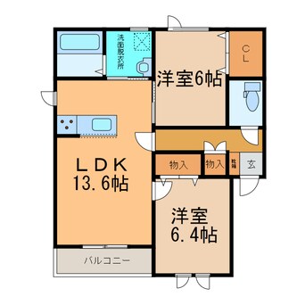 間取図 ﾕｱﾃﾗｽⅠ